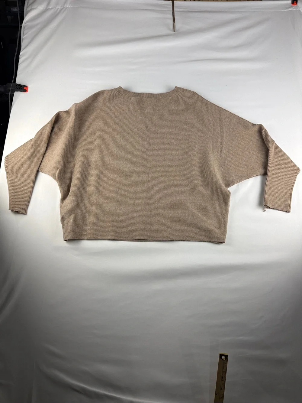 Philosophy Brown Ribbed Crop Sweater Women's Size 2XL– NWT